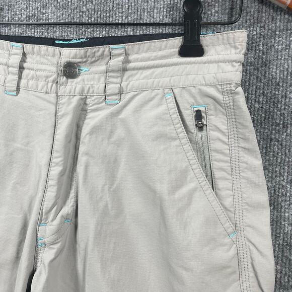 Howler Bros Horizon Hybrid Shorts Men's 28 Gray Zip Drawstring Casual Trail - Picture 3 of 14